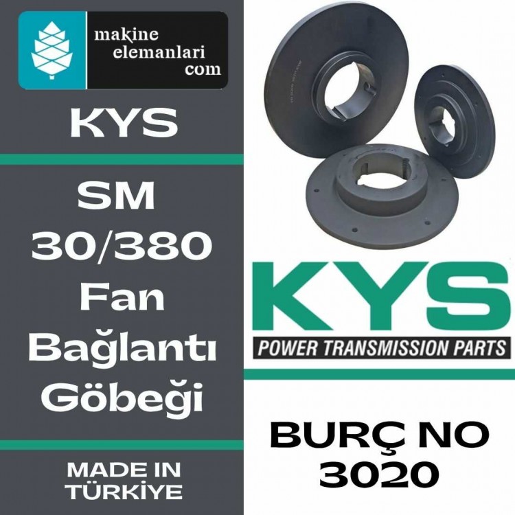 SM 30/380 SERİSİ KYS FAN BAĞLANTI GÖBEKLERİ (MADE IN TÜRKİYE) (BURÇ 3020)