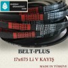 V-17x675 Li BELTPLUS KAYIŞ (DÜZ) (TÜRK MALI) 17*675