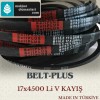 V-17x4500 Li BELTPLUS KAYIŞ (DÜZ) (TÜRK MALI) 17*4500
