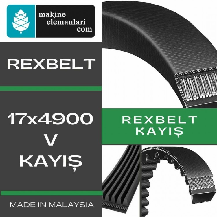 V-17x4900 REXBELT KAYIŞ (DÜZ) (MALEZYA MALI) 17*4900