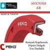 50x70x8 mm FEKO NBR DÖNER MİL YAĞ KEÇESİ TİP-AR 395 50*70*8 mm