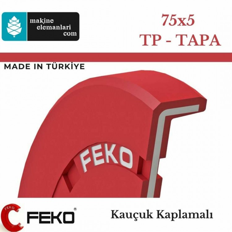 75x5 mm FEKO NBR YAĞ TAPA KEÇESİ TİP-TP 2977 75*5 mm