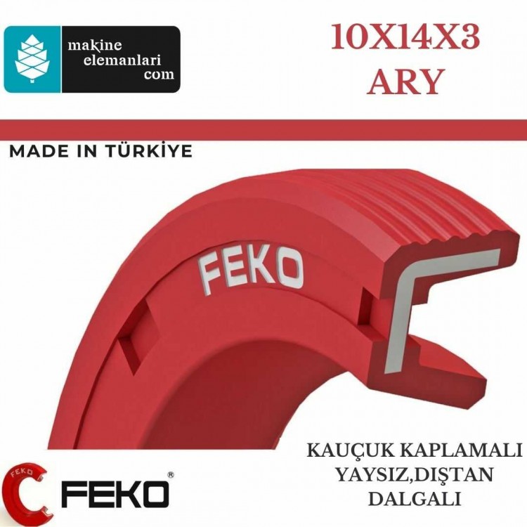 10x14x3 mm FEKO NBR DÖNER MİL YAĞ KEÇESİ TİP-ARY 3400 10*14*3 mm 10x14x3 mm FEKO NBR DÖNER MİL YAĞ KEÇESİ TİP-ARY 3400 10*14*3 mm