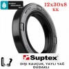 12x30x8 mm SUPTEX KK NBR DÖNER MİL YAĞ KEÇESİ 7210 12*30*8 mm