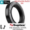 19,05x34,9x6,35 mm SUPTEX KK NBR DÖNER MİL YAĞ KEÇESİ 9340 19,05*34,9*6,35 mm