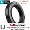 12x30x7 mm SUPTEX KK-T NBR DÖNER MİL YAĞ KEÇESİ 6127 12*30*7 mm 12x30x7 mm SUPTEX KK-T NBR DÖNER MİL YAĞ KEÇESİ 6127 12*30*7 mm