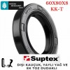 60x80x8 mm SUPTEX KK-T NBR DÖNER MİL YAĞ KEÇESİ 6647 60*80*8 mm 60x80x8 mm SUPTEX KK-T NBR DÖNER MİL YAĞ KEÇESİ 6647 60*80*8 mm
