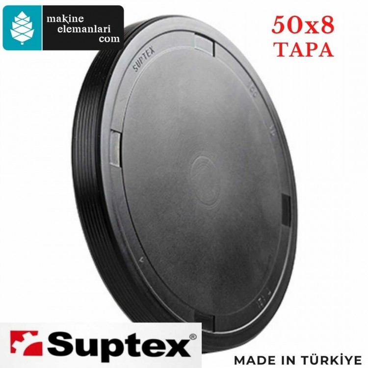 50x8 mm SUPTEX NBR YAĞ TAPA KEÇESİ TİP-T4 50*8 mm