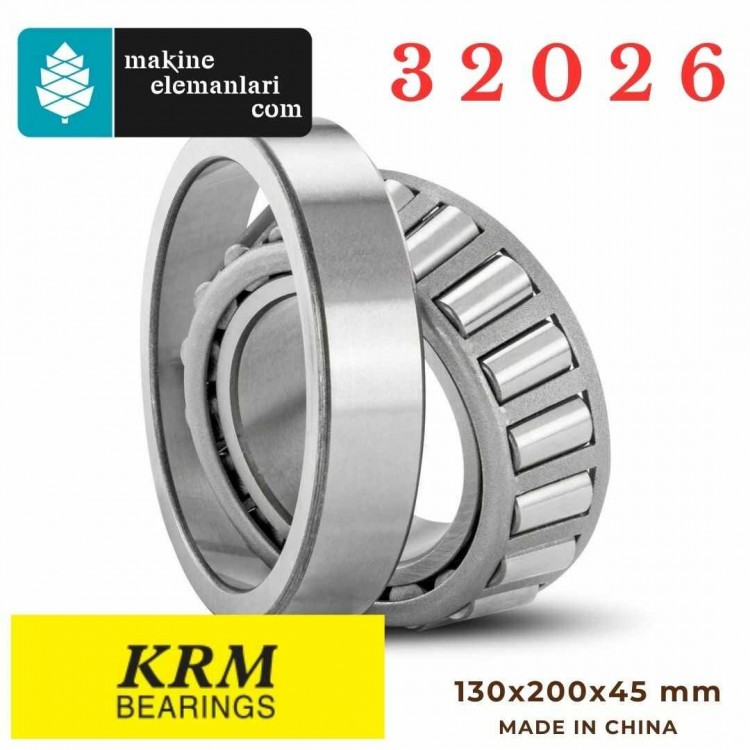 32026 KRM Konik Makaralı Rulman 130x200x45 - 130*200*45 mm