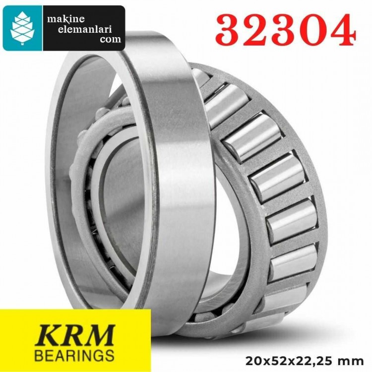 32304 KRM Konik Makaralı Rulman  20x52x22,25 - 20*52*20,25 mm
