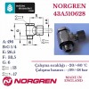 Norgren 43A510628. Sıkıştırma Bağlantı Parçaları, Dış Somun