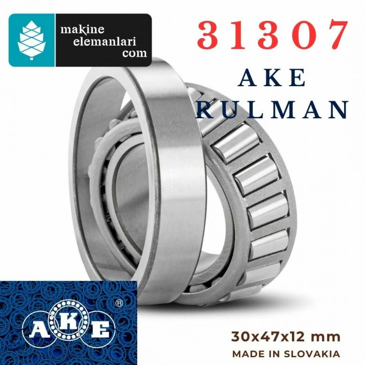 31307 AKE Konik Makaralı Rulman  35x80x22,75 - 35*80*22,75 mm