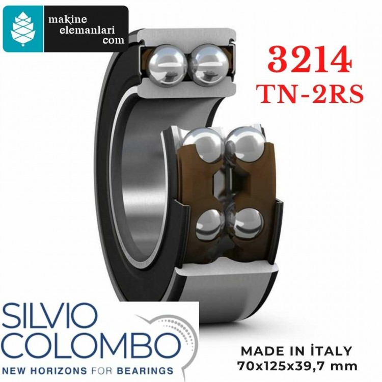 3214 2RS COL Rulman (Plastik  Kapak) 70x125x39,7 - 70*125*39,7 mm