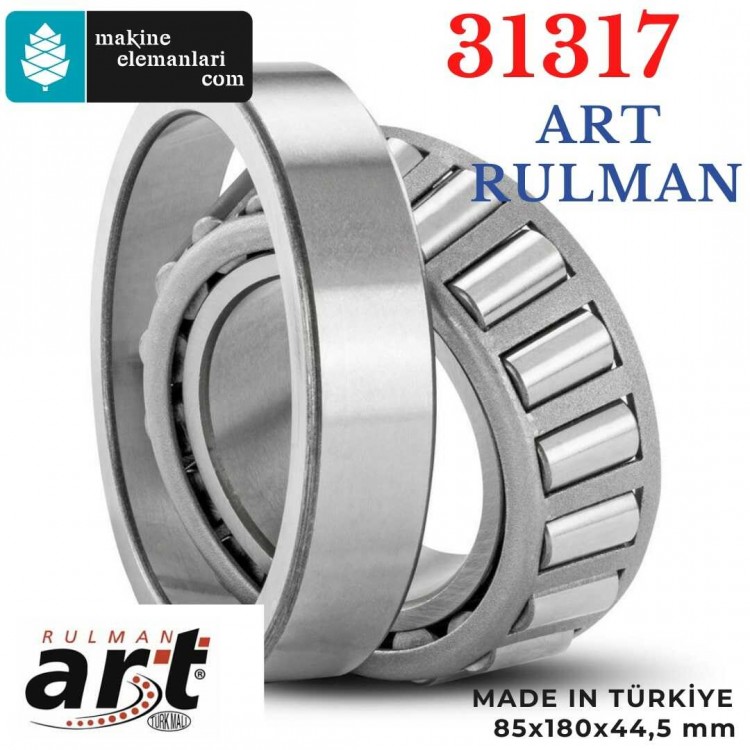 31317 Art Konik Makaralı Rulman 85x180x44,5 - 85*180*44,5 mm 31317 Art Konik Makaralı Rulman 85x180x44,5 - 85*180*44,5 mm