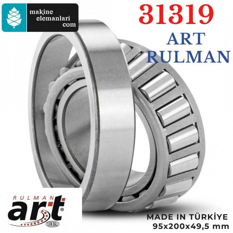 31319 Art Konik Makaralı Rulman 95x200x49,5 - 95*200*49,5 mm 31319 Art Konik Makaralı Rulman 95x200x49,5 - 95*200*49,5 mm