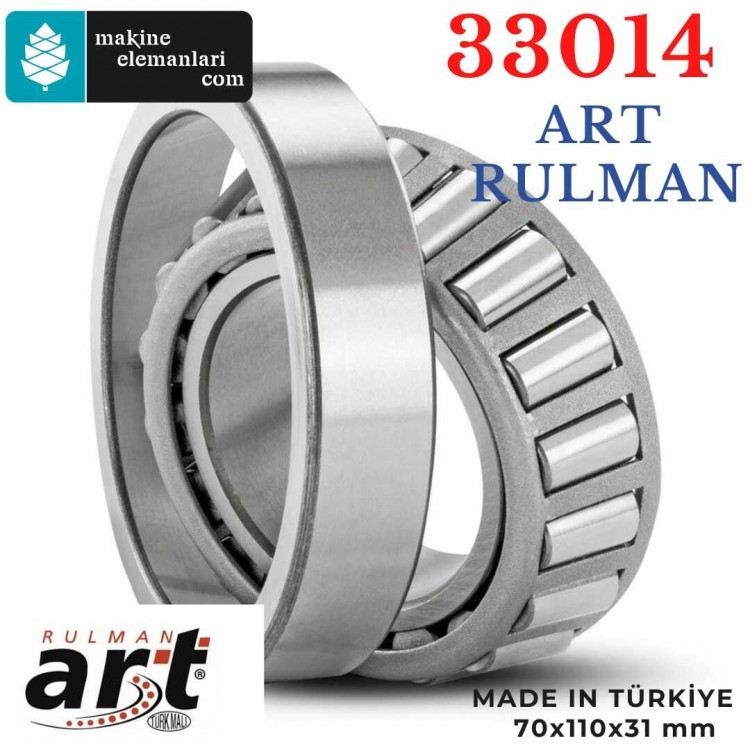 33014 Art Konik Makaralı Rulman 70x110x31 - 70*110*31 mm 33014 Art Konik Makaralı Rulman 70x110x31 - 70*110*31 mm