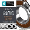 6306 BHTS-2rs BECO Rulman 30x72x19 Viton Plastik Kapak 30*72*19 mm 250° -  280° YÜKSEK ISI RULMANI