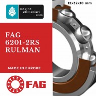 6201 2RS FAG Rulman (Plastik Kapak) 12x32x10 - 12*32*10 mm