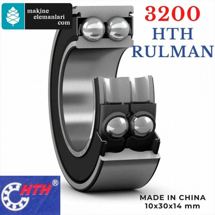 3200 2rs HTH Rulman (Plastik Kapak) 10x30x14 - 10*30*14 mm