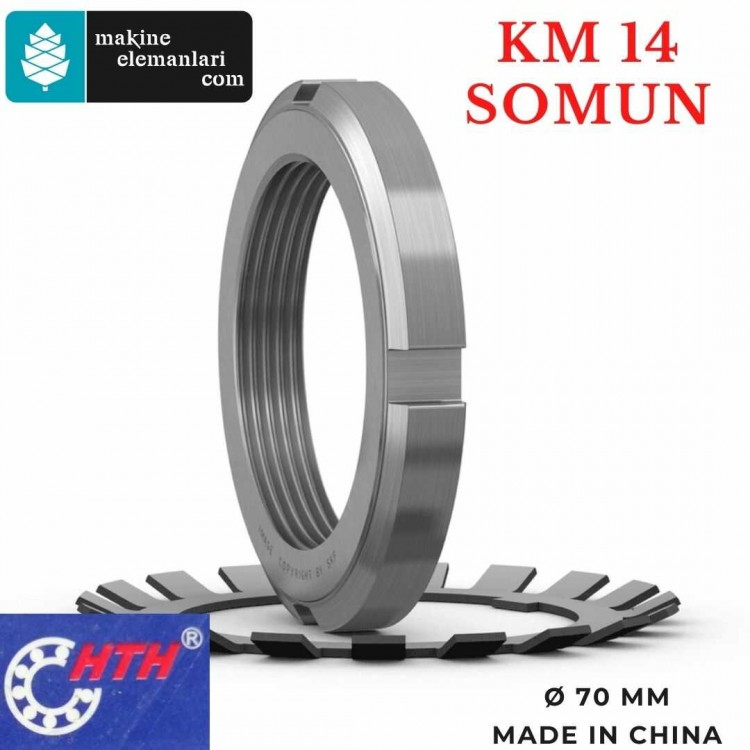 KM 14 Emniyet Somunu HTH MARKA (Ø 70 mm)