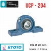 UCP 204 KTOYO RULMANLI YATAK MİL ÇAPI 20 mm UCP 204 KTOYO RULMANLI YATAK MİL ÇAPI 20 mm