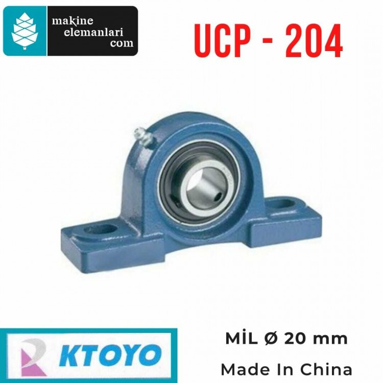 UCP 204 KTOYO RULMANLI YATAK MİL ÇAPI 20 mm