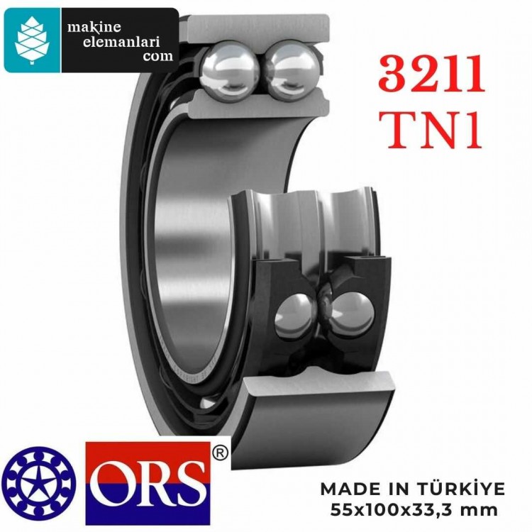 3211 ORS Rulman (Plastik Kafes) 55x100x33,3 - 55*100*33,3 mm