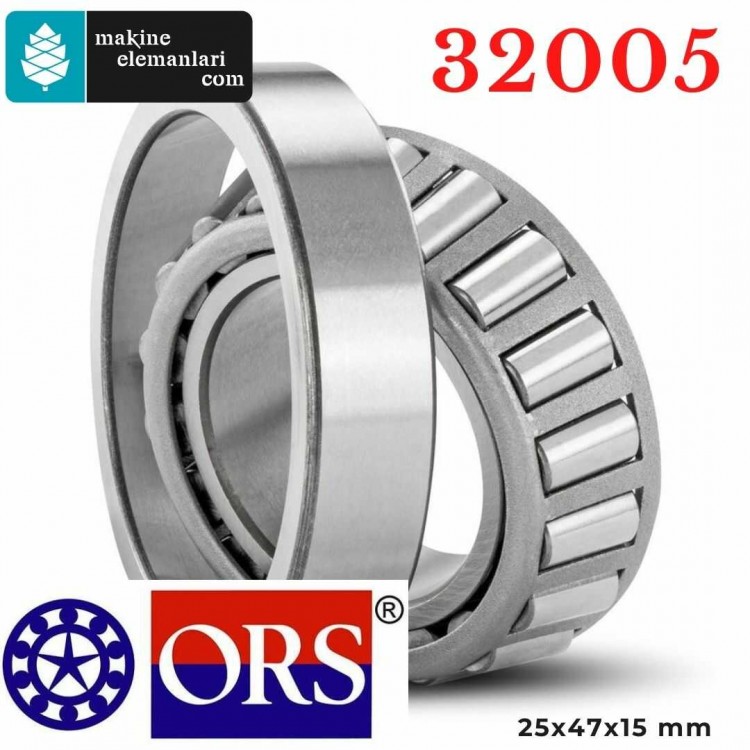 32005 ORS Konik Makaralı Rulman  25x47x15 mm 25*47*15 mm
