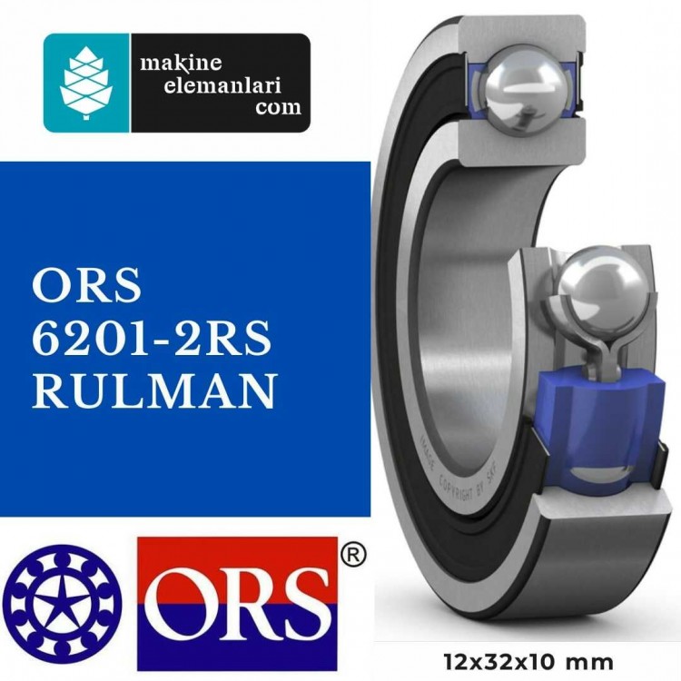 6201 2RS Ors rulman Plastik Kapak 12x32x10 mm 12*32*10 mm 